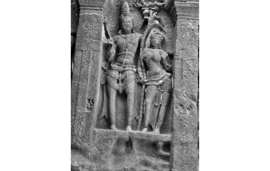 Ellora Cave stone carvings